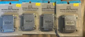 276-1402 Radioshack 76-1402 Archer Rs-232 Voltage Spike Protector Radio Shack 4 Pks Nip