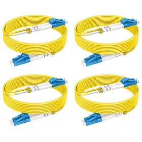 Rambocables 694685584032 Os2 Lc To Single Mode Fiber Patch Cables 10ft/3m Sm Singlemode Opti Rambocables 694685584032 Os2 Lc To Single Mode Fiber Patch Cables 10ft/3m Sm Singlemode Opti