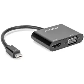 Y10a261-b1 Rocstor Premium 2-in-1 Mini Displayport To Hdmi 4k 30hz Or Vga Adapter Converter