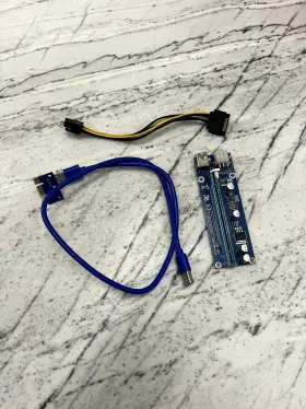 Rcrc-17001 Rosewill Pci-e Pci Express 16x To 1x Riser Sata Power Cable Adapter Rcrc-17001 Rosewill Pci-e Pci Express 16x To 1x Riser Sata Power Cable Adapter