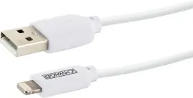 Lkf200l532 Schwaiger Gmbh Lkf200l 532 Flat Apple Lightning Sync/charging Cable 2 M White Met