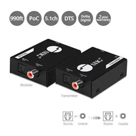 Ce-au0411-s1 Siig 241409 Ac Audio Extender Over Cat5e 6 Cable With Poc Black