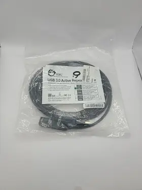 Ju-cb0511-s1 Siig Black Usb 3.0 Active Repeater Cable 5 M Meter Ju-cb0511-s1 Siig Black Usb 3.0 Active Repeater Cable 5 M Meter