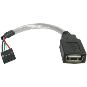 Startech 065030816953 Usbmbadapt 6 Inch Usb A Female To Motherboard 4-pin Header Adapter