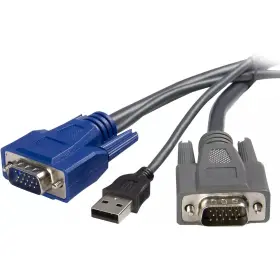 Svusbvga6 Startech 726084724136 Usb Vga Kvm Cable 6ft Ultra Thin 2 In 1 New Computer Cord Svusbvga6 Startech 726084724136 Usb Vga Kvm Cable 6ft Ultra Thin 2 In 1 New Computer Cord
