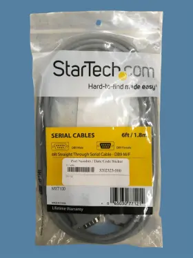 Mxt100 Startech.com Db9 M/f 6ft/1.8m Straight Through Serial Cable Model