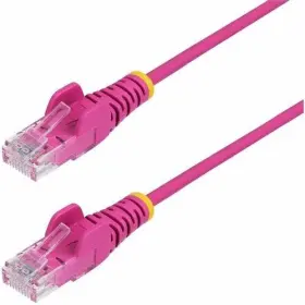 N6pat50pks Startech.com New 50ft Pink Slim Cat6 Ethernet Cable Snagless Rj45 Utp