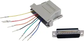 Gc258mf Startech Startech.com Db25 To Rj45 Modular Adapter - M/f Serial Db-25 Gray