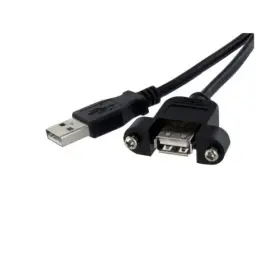 Usbpnlafam1 Startech It 1 Ft Panel Mount Usb Cable A To - F/m X Type Male