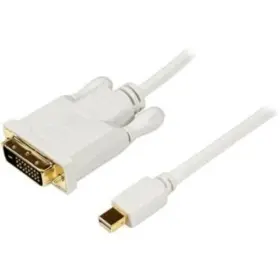 Mdp2dvimm3w Startech 25 Startech.com 3 Ft Mini Displayport To Dvi Adapter Converter Cable - Dp
