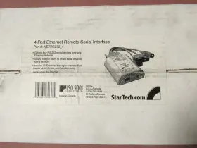 Startech Netrs232 4 Port Ethernet Remote Serial Interface