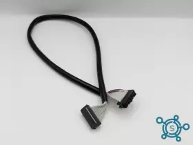 Cbl-0156l Supermicro 16 Pin Jf1 Front Panel Round Black Pf Ribbon Ctrl Cable