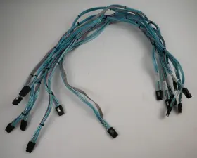 Cbl-0394l Supermicro Lot Of 7 Internal Minisas Ipass To 90cm Cables