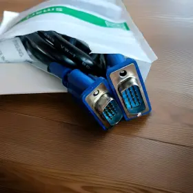 1234567 Sybsung Vga Cable Universal 15pin D-sub Pcs Tvs Laptops Lcd 5ft Free Shipping