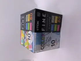 Md-f080ax10s Tdk Fine 80 Recordable Minidisc 10-pack Md-f080ax10s Tdk Fine 80 Recordable Minidisc 10-pack