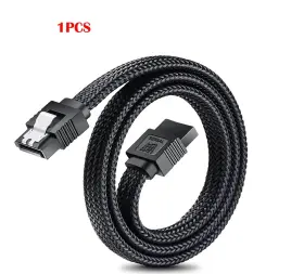 Tlz-389 Techzone Sata Iii 6gbps 20 Inch Nylon Braided Data Cable With Locking Latch For Hdd Ssd Cd Tlz-389 Techzone Sata Iii 6gbps 20 Inch Nylon Braided Data Cable With Locking Latch For Hdd Ssd Cd