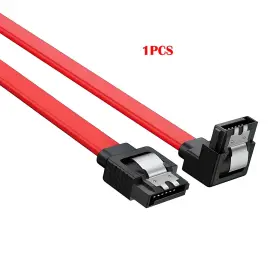 Tlz-406 Techzone Sata Iii 6gbps 90 Degree Right Angle With Locking Latch 18 Inches For Hdd Ssd