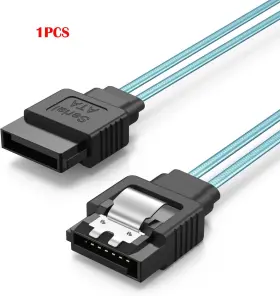 Tlz-410 Techzone 8-inch Sata Iii 6.0 Gbps 7pin Straight To Data Cable With Locking Latch Tlz-410 Techzone 8-inch Sata Iii 6.0 Gbps 7pin Straight To Data Cable With Locking Latch