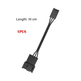 Tlz-424 Techzone 1pcs 10 Cm4pin Pwm To 3pin Fan Adapter Cable For Desktop Pc Cooling
