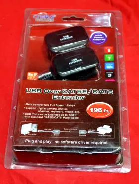 Usb-ve399-p Tera Grand Usb Over Cat5e/cat6 Extender Up To 196 Feet Brand New Usb-ve399-p Tera Grand Usb Over Cat5e/cat6 Extender Up To 196 Feet Brand New
