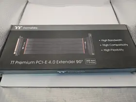 Thermaltake 841563078248 Tt Premium Pci-e 4.0 High Speed Flexible Extender Riser Cable 300mm