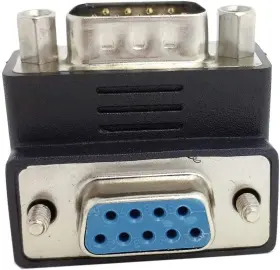 8541668801 Toptekits Db9 Male To Female Adapter 90 Degree Downward Rs232 Pin Black 8541668801 Toptekits Db9 Male To Female Adapter 90 Degree Downward Rs232 Pin Black