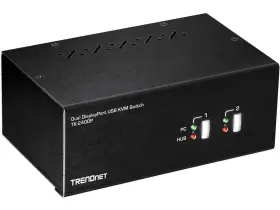 Tk-240dp Trendnet 2-port Dual Monitor Displayport Kvm Switch With Audio