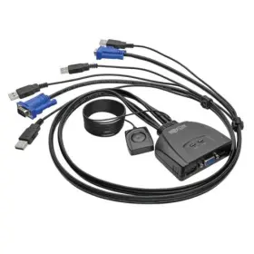 B032-vu2 Tripp Lite 037332200389 Eaton Series Master-powe 2port Usb/vga Kvm Switch Cable With A