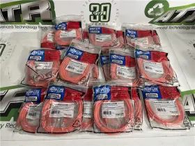 N002-014-or Tripp Lite Cat5e Ethernet Patch Cable 14ft Orange New Lot Of 21 N002-014-or Tripp Lite Cat5e Ethernet Patch Cable 14ft Orange New Lot Of 21