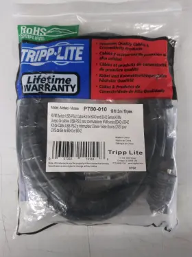 P780-010 Tripp Lite New 10ft Usb / Ps2 Cable Kit For Kvm Switches B040 B042 Fs