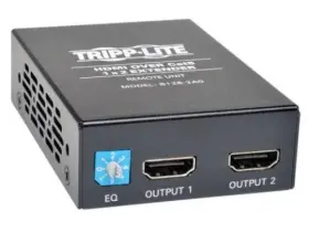 B126-2a0 Tripplite Tripp Lite Hdmi Over Cat5 Active Extender 2-port Remote Unit - 2 Output Device B126-2a0 Tripplite Tripp Lite Hdmi Over Cat5 Active Extender 2-port Remote Unit - 2 Output Device