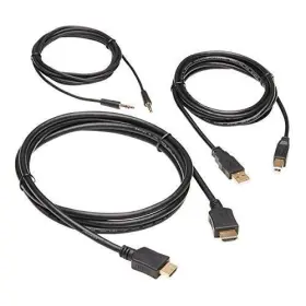 P782-006-ha Tripplite Tripp Lite Hdmi Kvm Cable Kit - 4k Usb 2.0 3.5 Mm Audio M/m Black 6 P782-006-ha Tripplite Tripp Lite Hdmi Kvm Cable Kit - 4k Usb 2.0 3.5 Mm Audio M/m Black 6