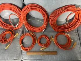 Qrc-78-2 Trompeter Electronics Pl101 Lot Of Quadrax Cables 10ft And 75ft Assorted Connectors