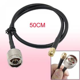Uxcell 608641588538 N-type Female To Rp-sma Male Connector Pigtail Rg58 Lmr195 Cable 50cm