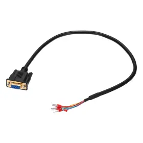 Uxcell 678202105429 26awg Db9 Female To Bare Wire With 9 Wiring Terminals Double Shielded 1.64 Ft