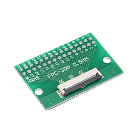 Uxcell 784958696514 Ffc Fpc 30pin 0.5mm 1mm Pitch To Dip 2.0mm Pcb Converter Board