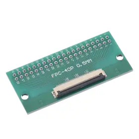 Uxcell 784958696538 Ffc Fpc 40pin 0.5mm Pitch To Dip 2.0mm Pcb Converter Board Couple Extend Adapter