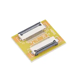 Uxcell 784958696637 0.5mm Pitch 22pin To 22p Extension Connector Aapter For Ffc Fpc Cable Extend Zip