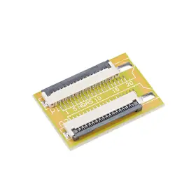 Uxcell 784958696842 1.0mm Pitch 16pin To 16p Extension Connector Aapter For Ffc Fpc Cable Extend Zip