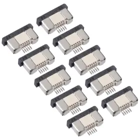 Uxcell 784958987575 Ffc/fpc Connector 5pin Pitch 0.5mm Bottom Contact Pick Drawing Socket 10pcs