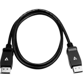 V7 662919108354 Black Video Cable Pro Displayport Male To 1m 3.3ft