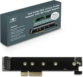 Ugt-m2pc130 Vantec M.2 Nvme Pcie X4 Low Profile Adapter With 110 Length Support Ugt-m2pc130 Vantec M.2 Nvme Pcie X4 Low Profile Adapter With 110 Length Support