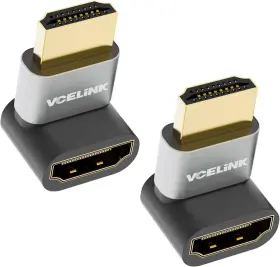 Ad009b-2p-us Vcelink Hdmi Right Angle Adapter 8k 60hz 270 Degree Male To Ad009b-2p-us Vcelink Hdmi Right Angle Adapter 8k 60hz 270 Degree Male To