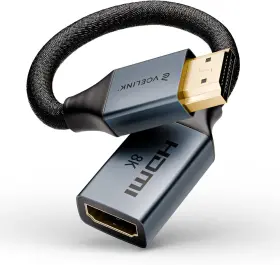 Hd036-1p Vcelink 8k Hdmi Extension Cable 0.6 Ft 2.1 Extender Cord Male To