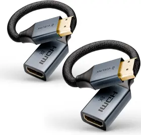 Hd036-2p Vcelink 8k Short Hdmi Extender Cable 0.6 Ft Ideal For Tight Spaces 0.6ft Black Hd036-2p Vcelink 8k Short Hdmi Extender Cable 0.6 Ft Ideal For Tight Spaces 0.6ft Black