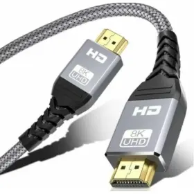 Cord-4k Veggieg Vh403 8k Hdmi Cable 48gbps 6.6ft/2m Braided 120hz 60hz Dts X Hdc