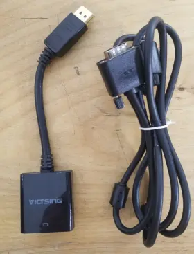 Bd73vt Victsing Display Port Dp Male To Vga Female Cable Adapter Converter