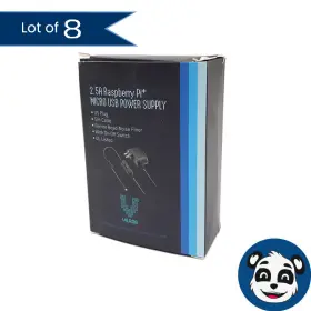 Vilros 700381989368 Lot Of 8 2.5a Micro Usb Power Supply - Inch New