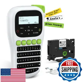 B0cz8s7gw6 Volengo H1100 Label Maker Machine With Tapes 12mm Laminated Backlit Handheld La