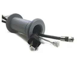 Wecp0003 Wall Eye Solutions Llc Cable Pass Through Port 3 5/8 Inch - 5 1/4 Thickness Gray